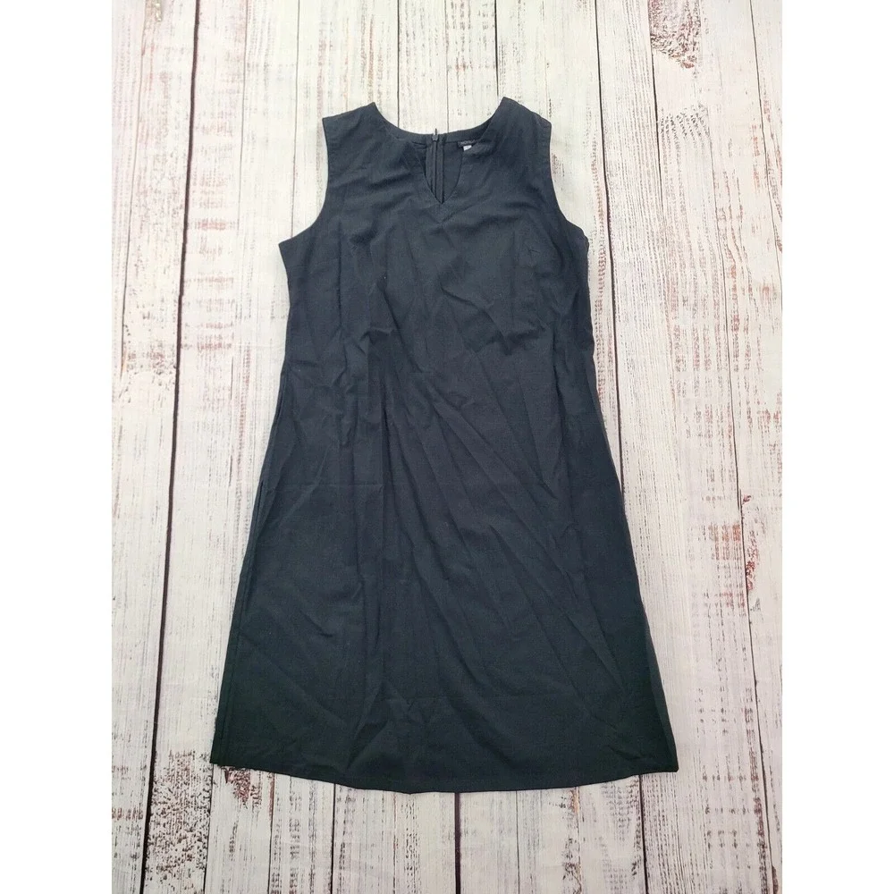 Novica Black Sleeveless Cotton Dress Women's L - Picture 1 of 11